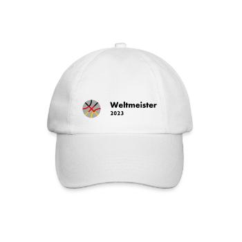 BASKETBALL WM 2023 - Baseballkappe - Weiß/Weiß - Vorne