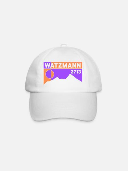 Watzmann Überschreitung Berg Berchtesgaden Wandern - Baseballkappe - Weiß/Weiß