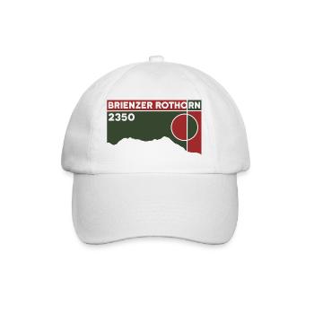 Brienzer Rothorn Wandern Höhenwanderung Souvenir - Baseballkappe - Weiß/Weiß - Vorne