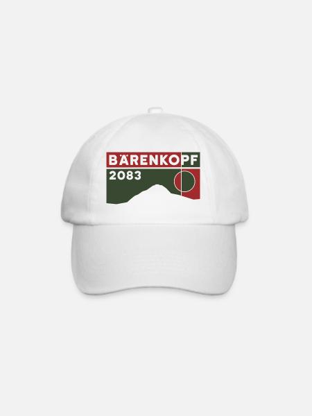 Bärenkopf Berg Allgäuer Alpen Vorarlberg Wandern - Baseballkappe - Weiß/Weiß