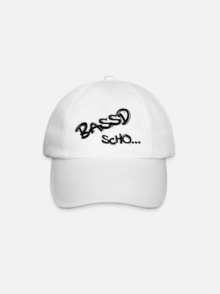 Bassd scho... 2021 Franggen schwarz - Baseballkappe - Weiß/Weiß