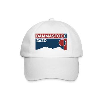 Dammastock Gletscher Besteigung Normalweg Souvenir - Baseballkappe - Weiß/Weiß - Vorne