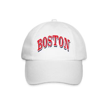Boston - Baseballkappe - Weiß/Weiß - Vorne