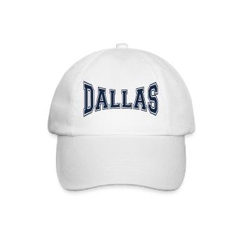 Dallas - Baseballkappe - Weiß/Weiß - Vorne