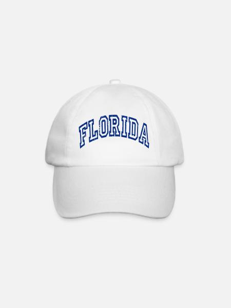 Florida - Baseballkappe - Weiß/Weiß