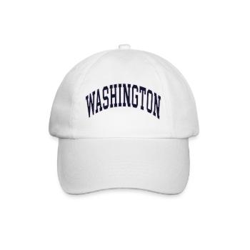 Washington - Baseballkappe - Weiß/Weiß - Vorne