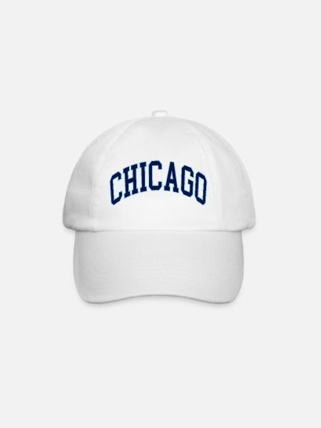 Chicago - Baseballkappe - Weiß/Weiß