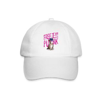 Freeze-Punk - Baseballkappe - Weiß/Weiß - Vorne