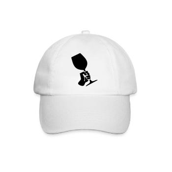 Wine Revolution - Baseballkappe - Weiß/Weiß - Vorne