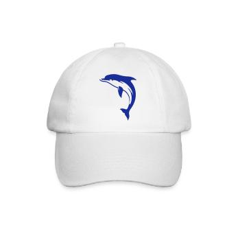 dolphin - Baseballkappe - Weiß/Weiß - Vorne