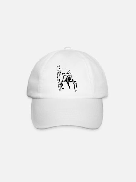 Der Trotter - Baseballkappe - Weiß/Weiß