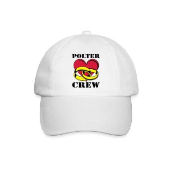 Junggesellenabschied , Polter Crew , JGA (25) - Baseballkappe - Weiß/Weiß - Vorne