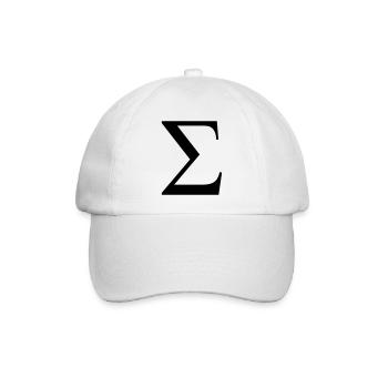 sigma greek - Baseballkappe - Weiß/Weiß - Vorne