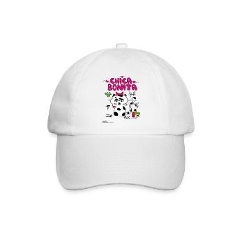 cat "chica bonita" - Baseballkappe - Weiß/Weiß - Vorne
