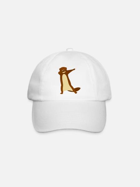 Otter Dab Dance - Cool Gift - Baseballkappe - Weiß/Weiß