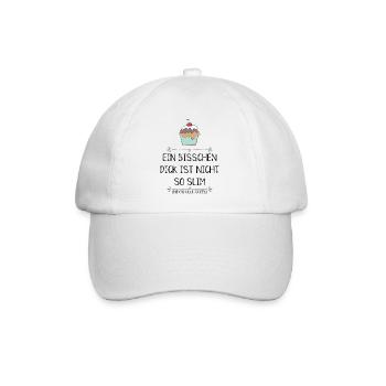 Cupcake - Baseballkappe - Weiß/Weiß - Vorne