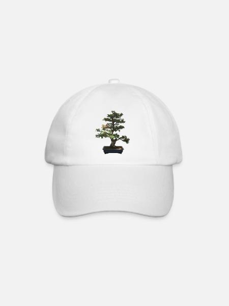 Monsieur bonsai - Baseballkappe - Weiß/Weiß