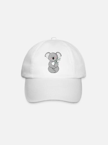 Koala - Baseballkappe - Weiß/Weiß