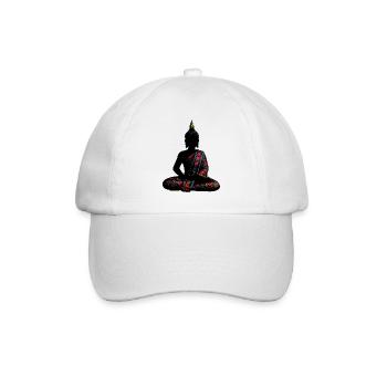 Buddha - Baseballkappe - Weiß/Weiß - Vorne