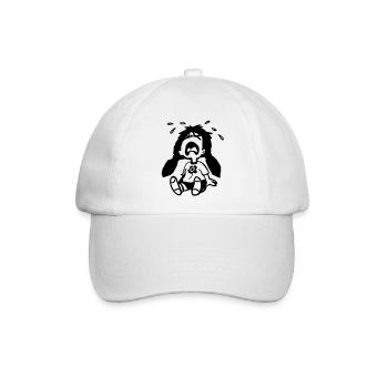heulsuse - Baseballkappe - Weiß/Weiß - Vorne