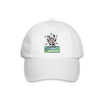 Seehase - Baseballkappe - Weiß/Weiß - Vorne