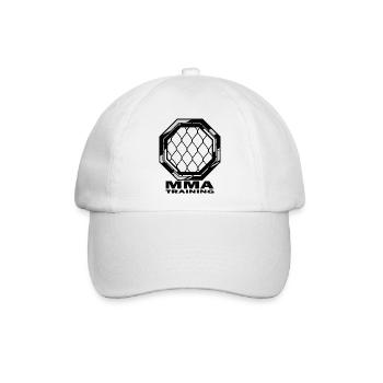 MMA - Baseballkappe - Weiß/Weiß - Vorne