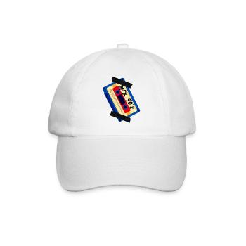 Mix der 90er Jahre - Baseballkappe - Weiß/Weiß - Vorne