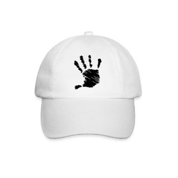 Hand right - Baseballkappe - Weiß/Weiß - Vorne