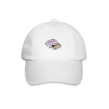 Eagle head - Baseballkappe - Weiß/Weiß - Vorne