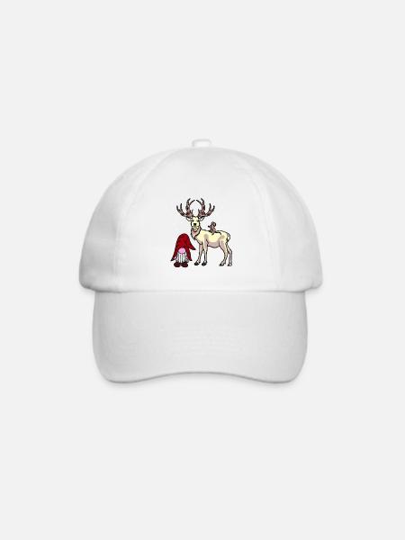 Nikolaus Xmas Weihnachten Fantasy Christmas - Baseballkappe - Weiß/Weiß