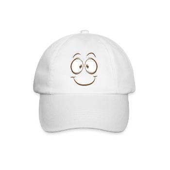 Lustiges Gefühl - Baseballkappe - Weiß/Weiß - Vorne