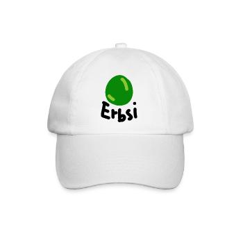 Erbsi - Baseballkappe - Weiß/Weiß - Vorne