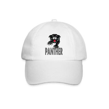Panther Tierliebhaber Tierschutz - Baseballkappe - Weiß/Weiß - Vorne