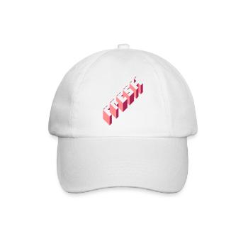 PETSCII fresh - Baseballkappe - Weiß/Weiß - Vorne