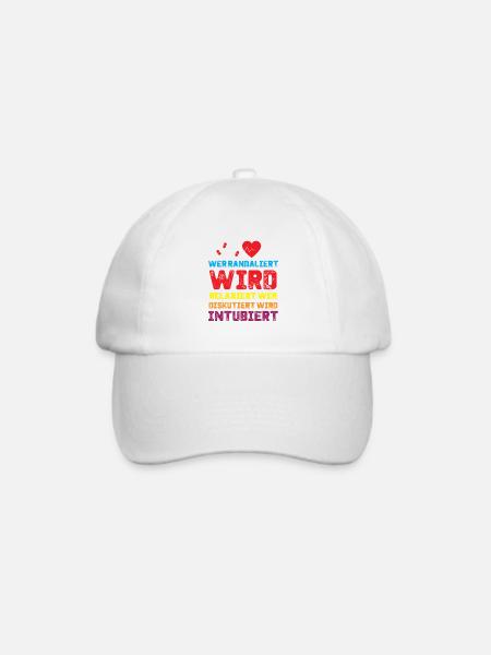 Krankenschwester Geschenk - Baseballkappe - Weiß/Weiß