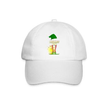 Elf Elf Elf, Lustige Weihnachten lustige Weihnachten - Baseballkappe - Weiß/Weiß - Vorne