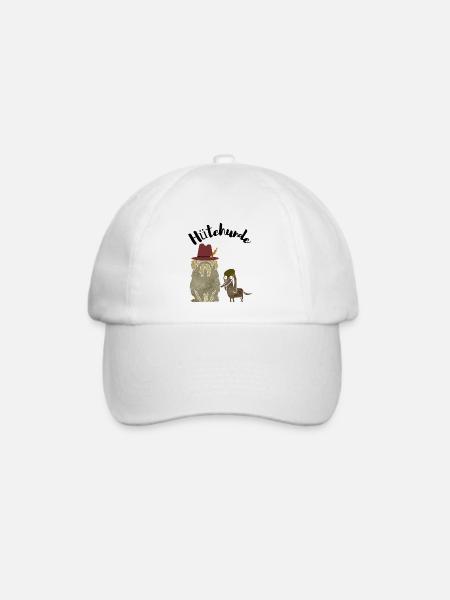 HÜTEHUNDE - Baseballkappe - Weiß/Weiß