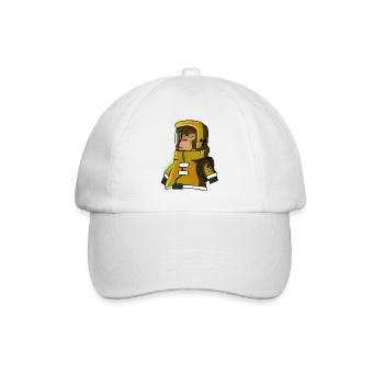 Monkeysta - Baseballkappe - Weiß/Weiß - Vorne