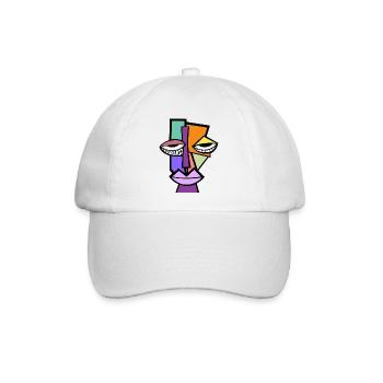 Art - Baseballkappe - Weiß/Weiß - Vorne