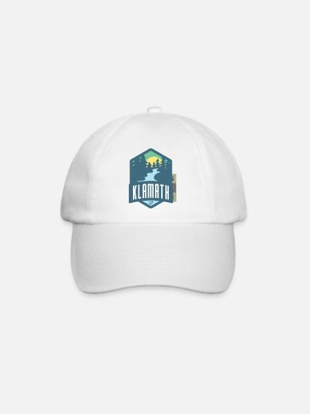 Klamath National Forest - Baseballkappe - Weiß/Weiß