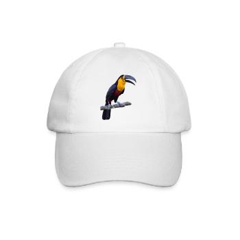 tucan - Baseballkappe - Weiß/Weiß - Vorne