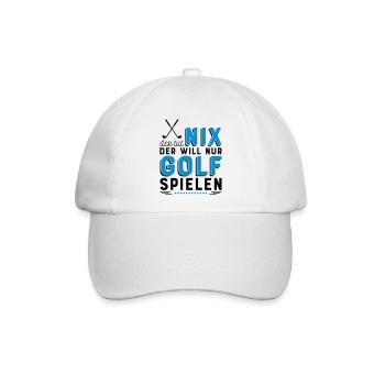 Golf spielen - Baseballkappe - Weiß/Weiß - Vorne