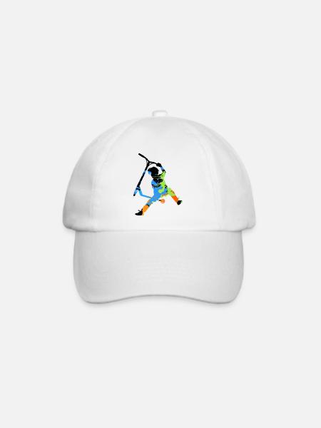 Freestyle-Roller - Baseballkappe - Weiß/Weiß