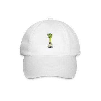 Lauch - Baseballkappe - Weiß/Weiß - Vorne