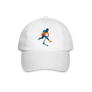 Freestyle-Roller - Baseballkappe - Weiß/Weiß - Vorne