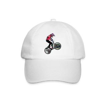bmx - Baseballkappe - Weiß/Weiß - Vorne