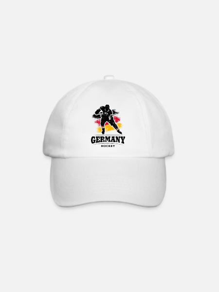 EISHOCKEY GERMANY PINSELSTRICHE - Baseballkappe - Weiß/Weiß