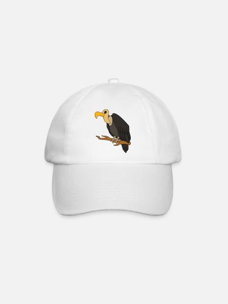 Geier - Baseballkappe - Weiß/Weiß