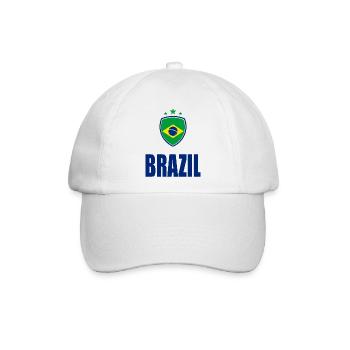 BRASILIEN FUßBALLSPORT - Baseballkappe - Weiß/Weiß - Vorne