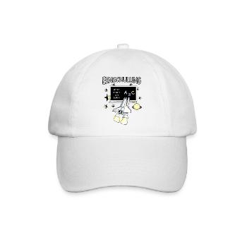 Einschulung - Baseballkappe - Weiß/Weiß - Vorne